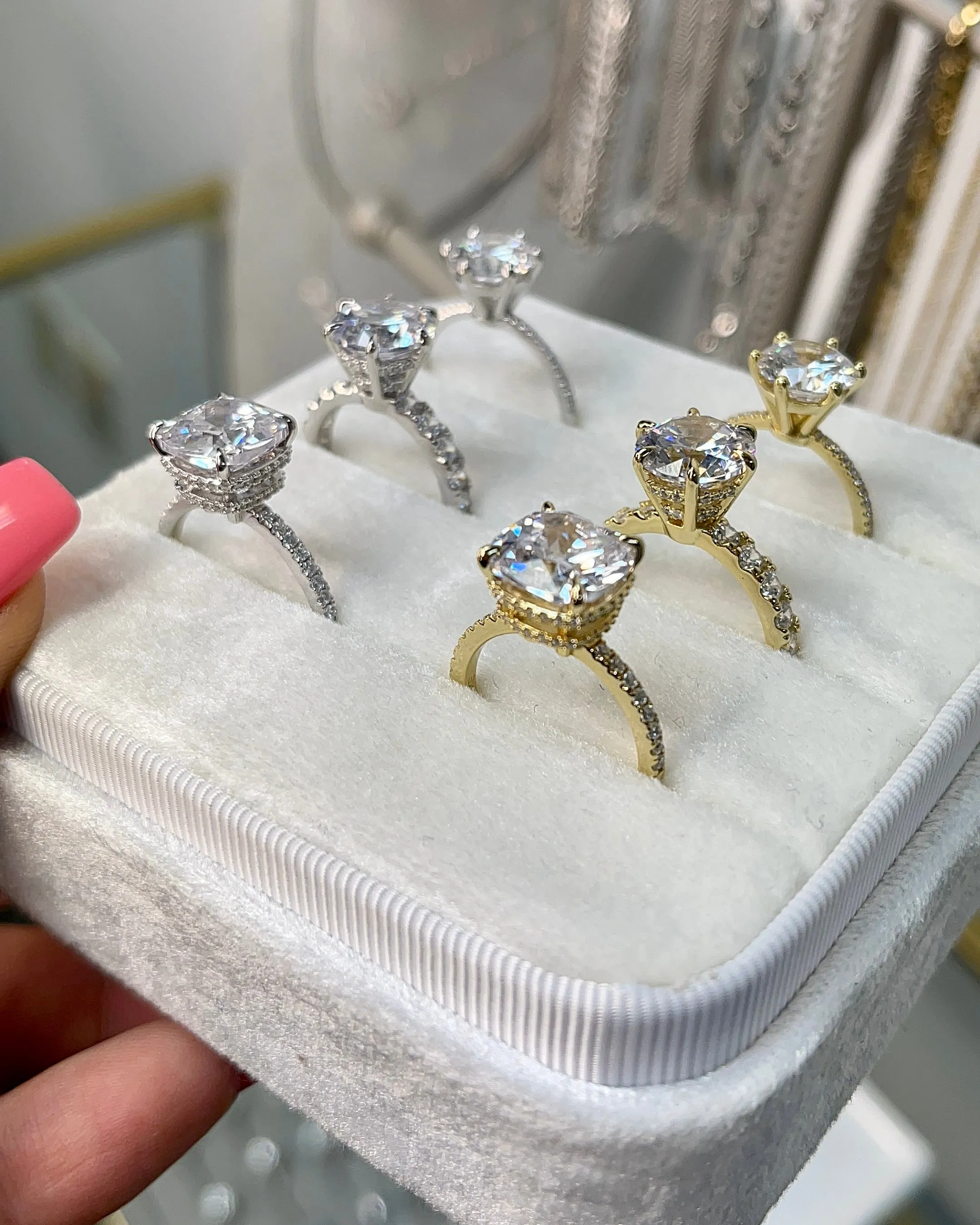 PAIGE CUSTOMIZABLE CZ RING