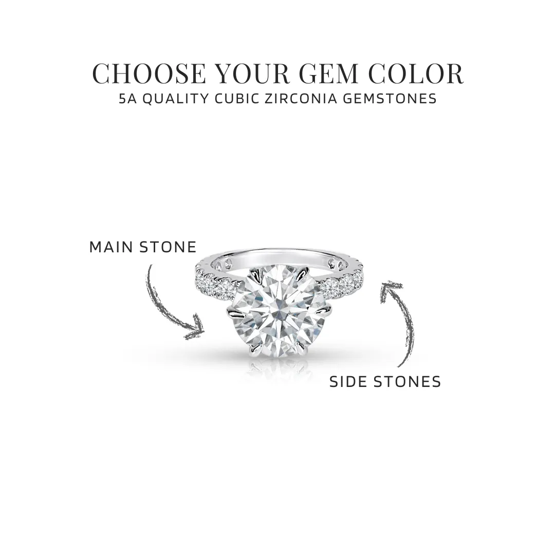 PAIGE CUSTOMIZABLE CZ RING