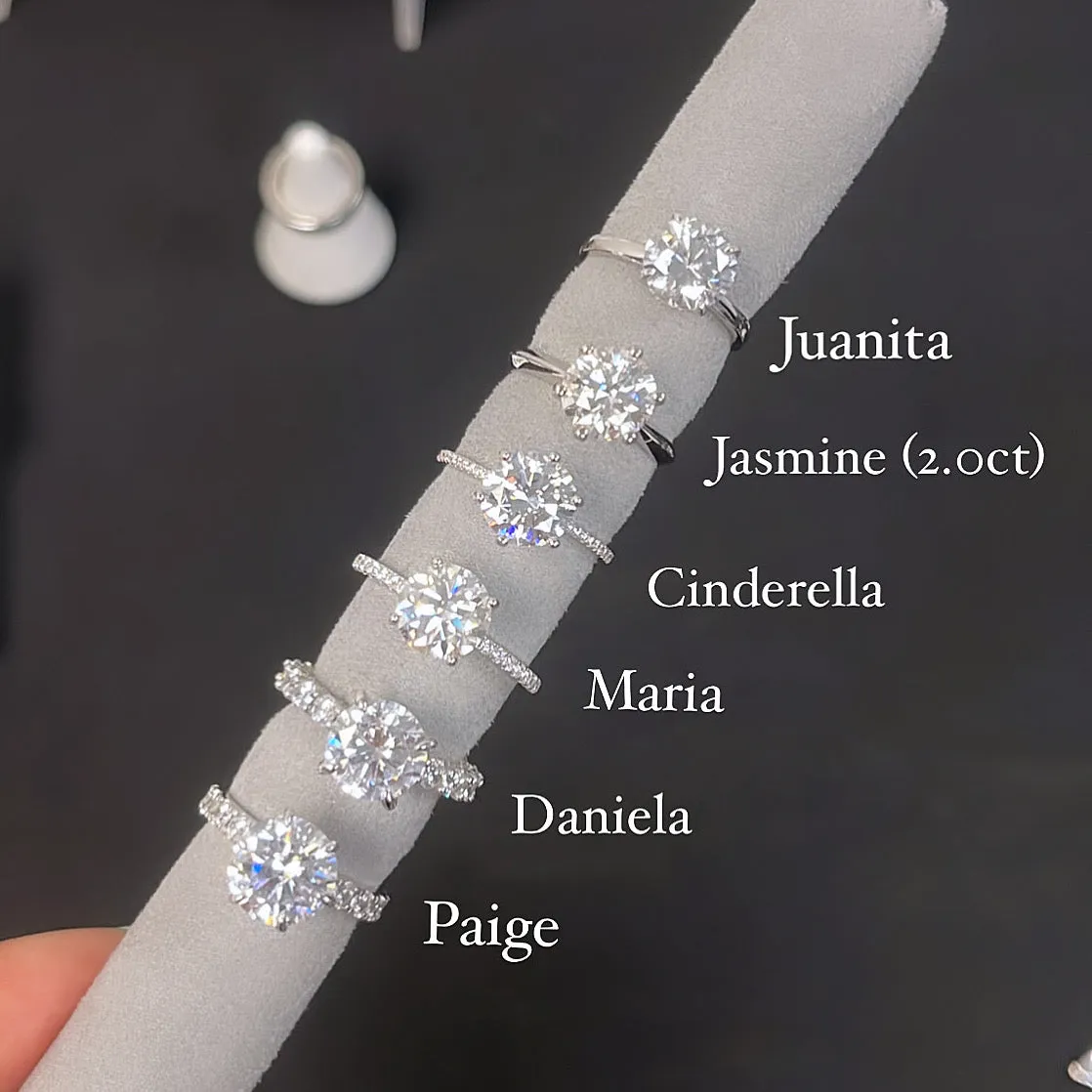 PAIGE CUSTOMIZABLE CZ RING