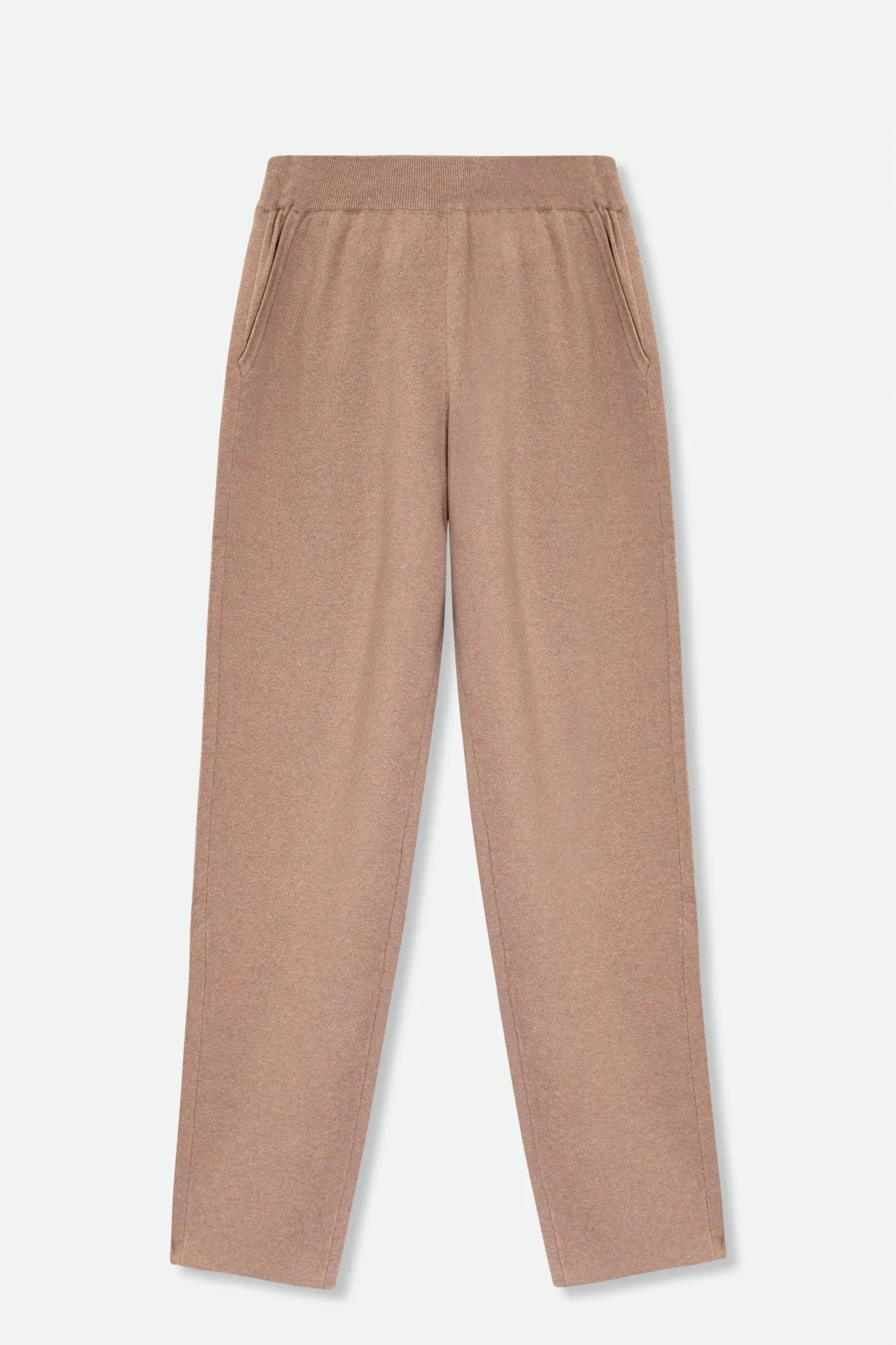 PAIGE PANT IN DOUBLE KNIT HEATHERED PIMA COTTON