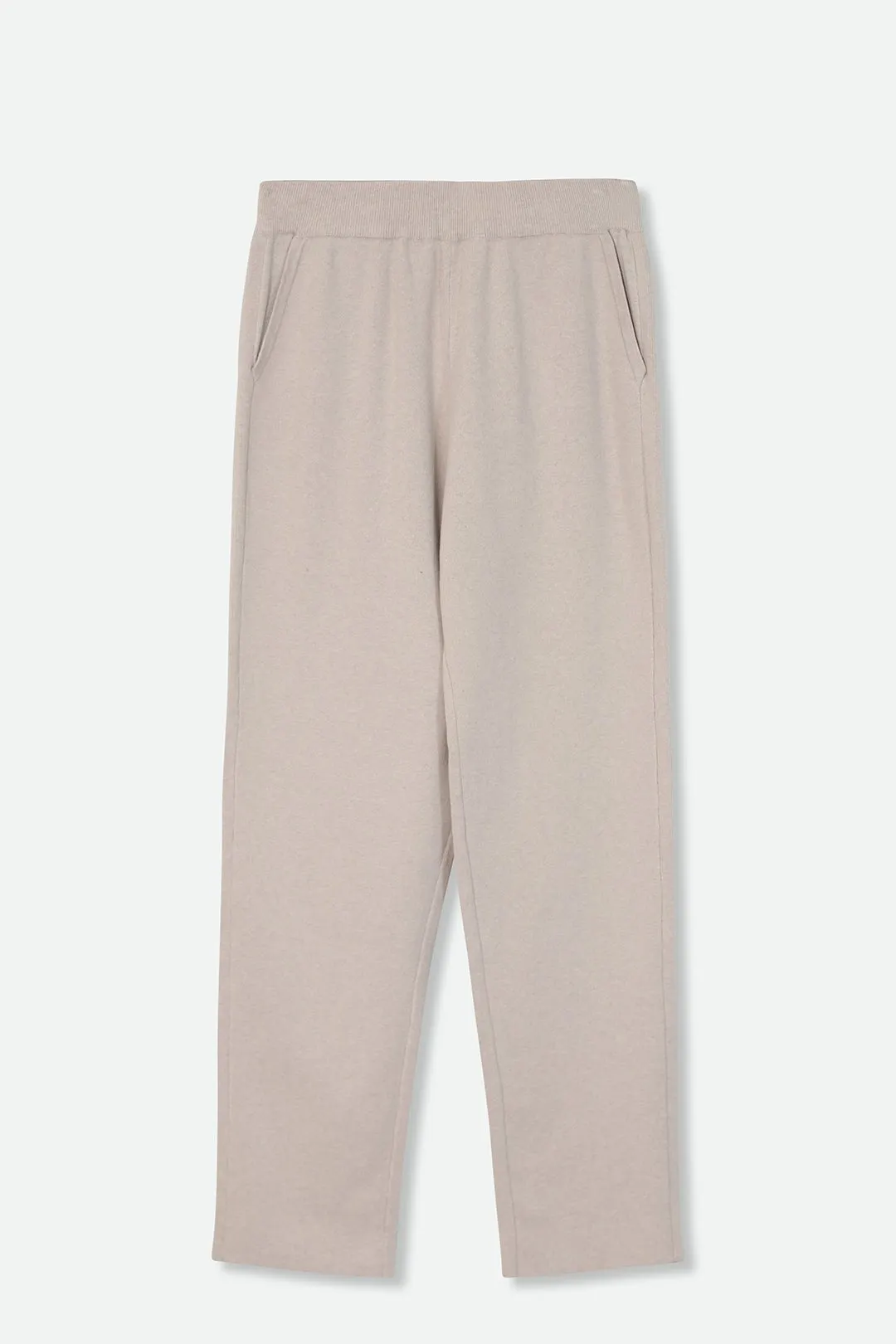 PAIGE PANT IN DOUBLE KNIT HEATHERED PIMA COTTON