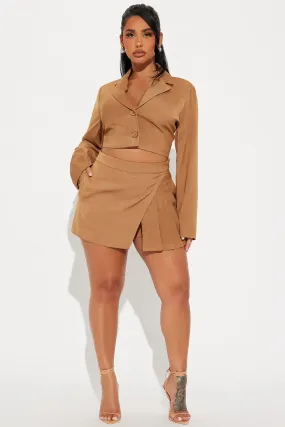 Paige Skort Set - Camel