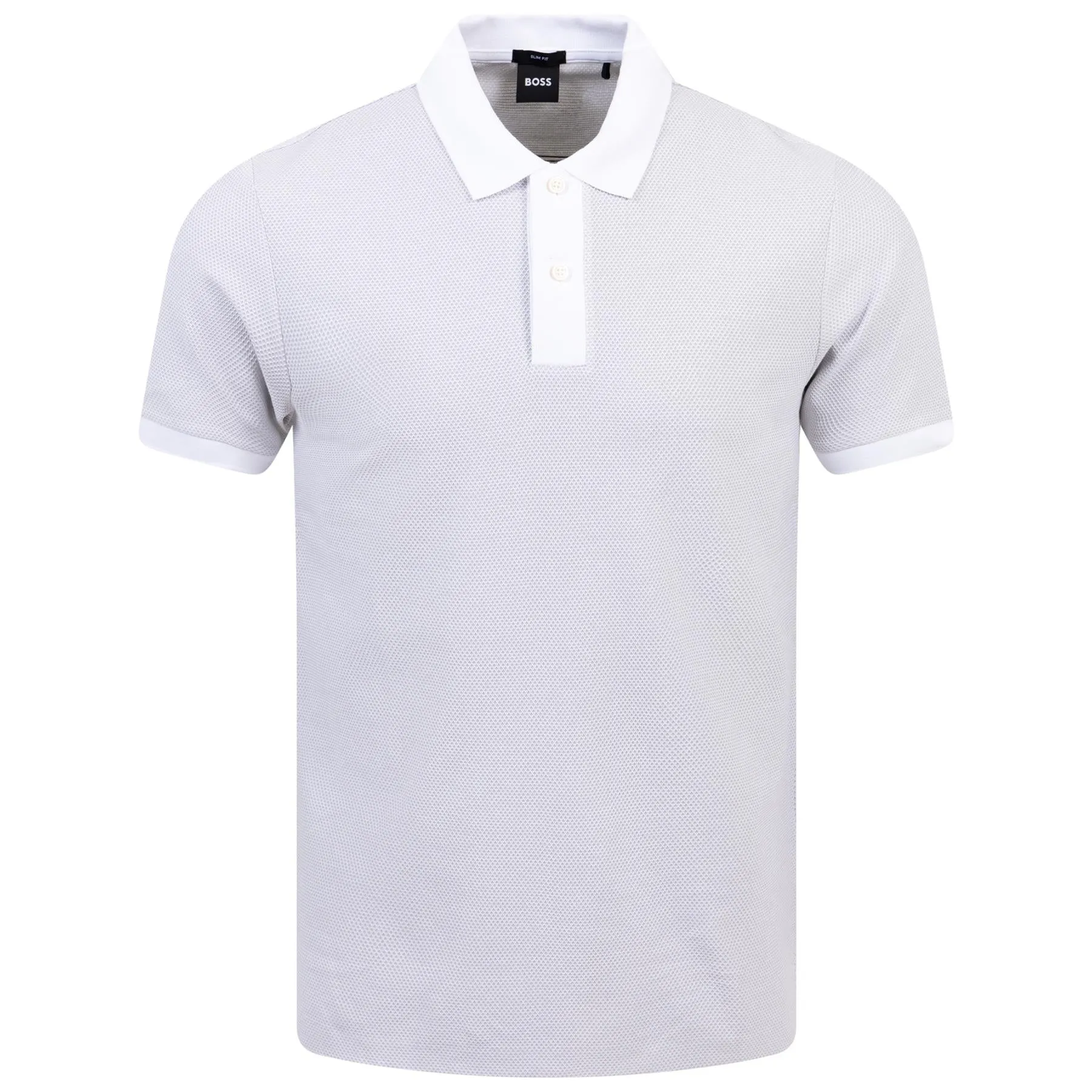 Phillipson 37 Slim Fit Cotton Polo White - SU24