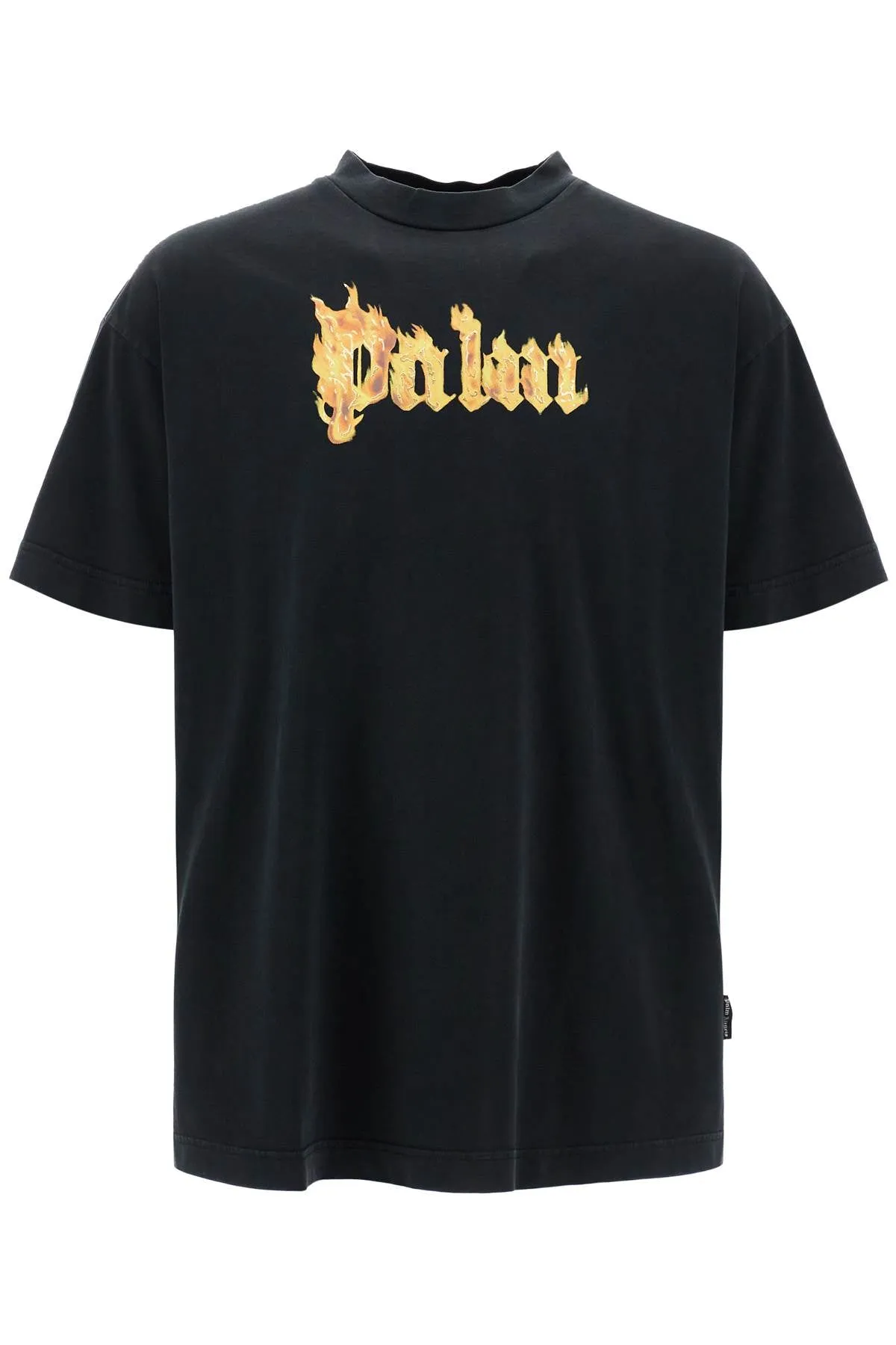 "burning logo t-shirt