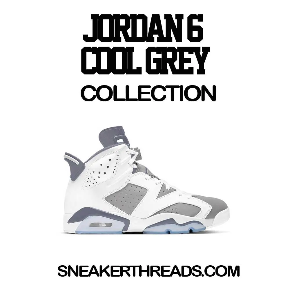 Retro 6 Cool Grey Satin Jacket - Got Em - Silver