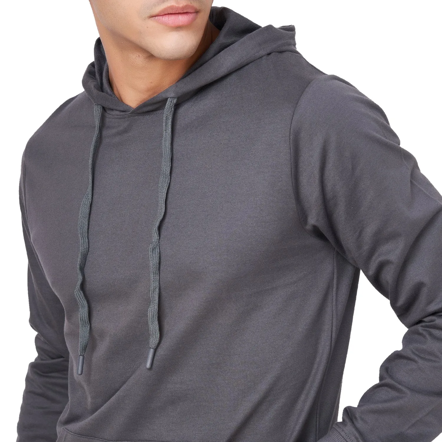 Solid Full Sleeve Hoodie