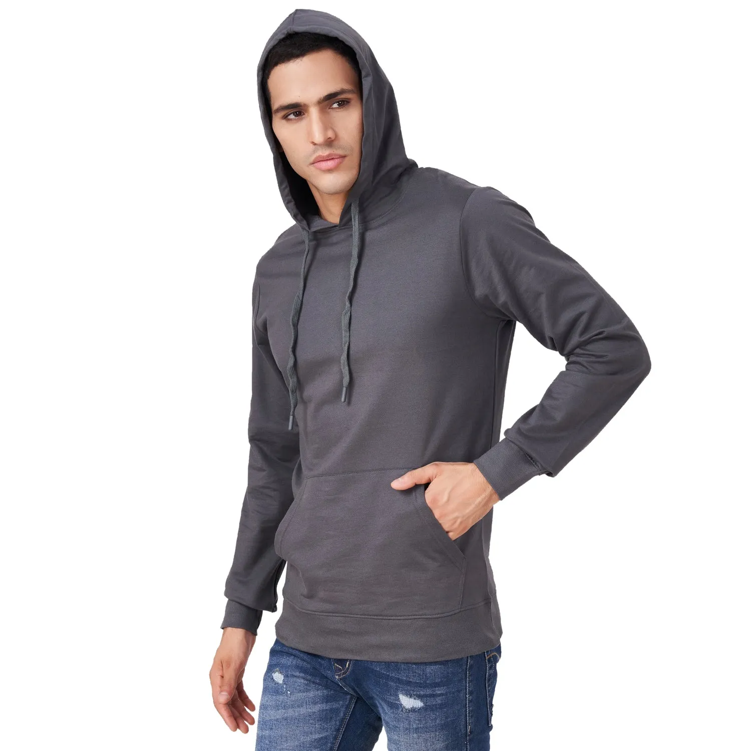 Solid Full Sleeve Hoodie