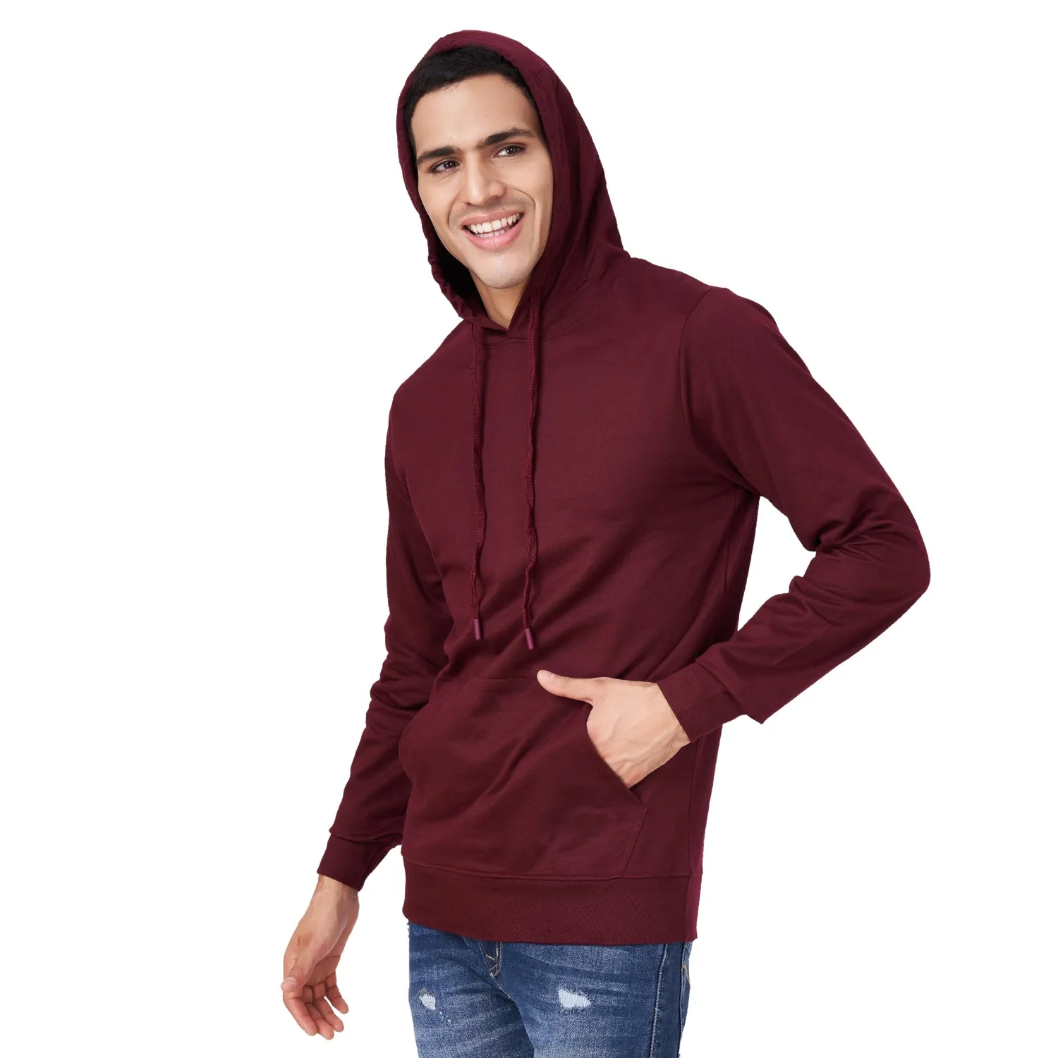 Solid Full Sleeve Hoodie