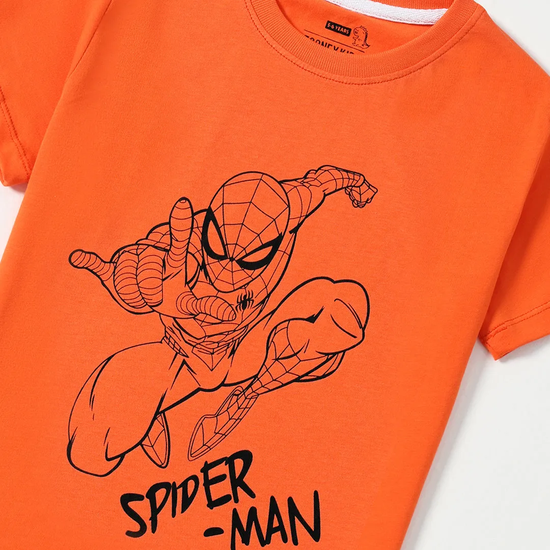 Spiderman Orange T-shirt