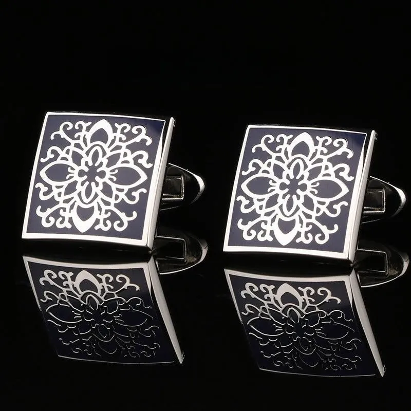 Square Cut-out French Swank Cufflinks