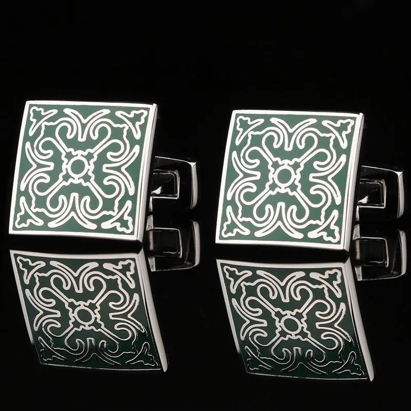 Square Cut-out French Swank Cufflinks