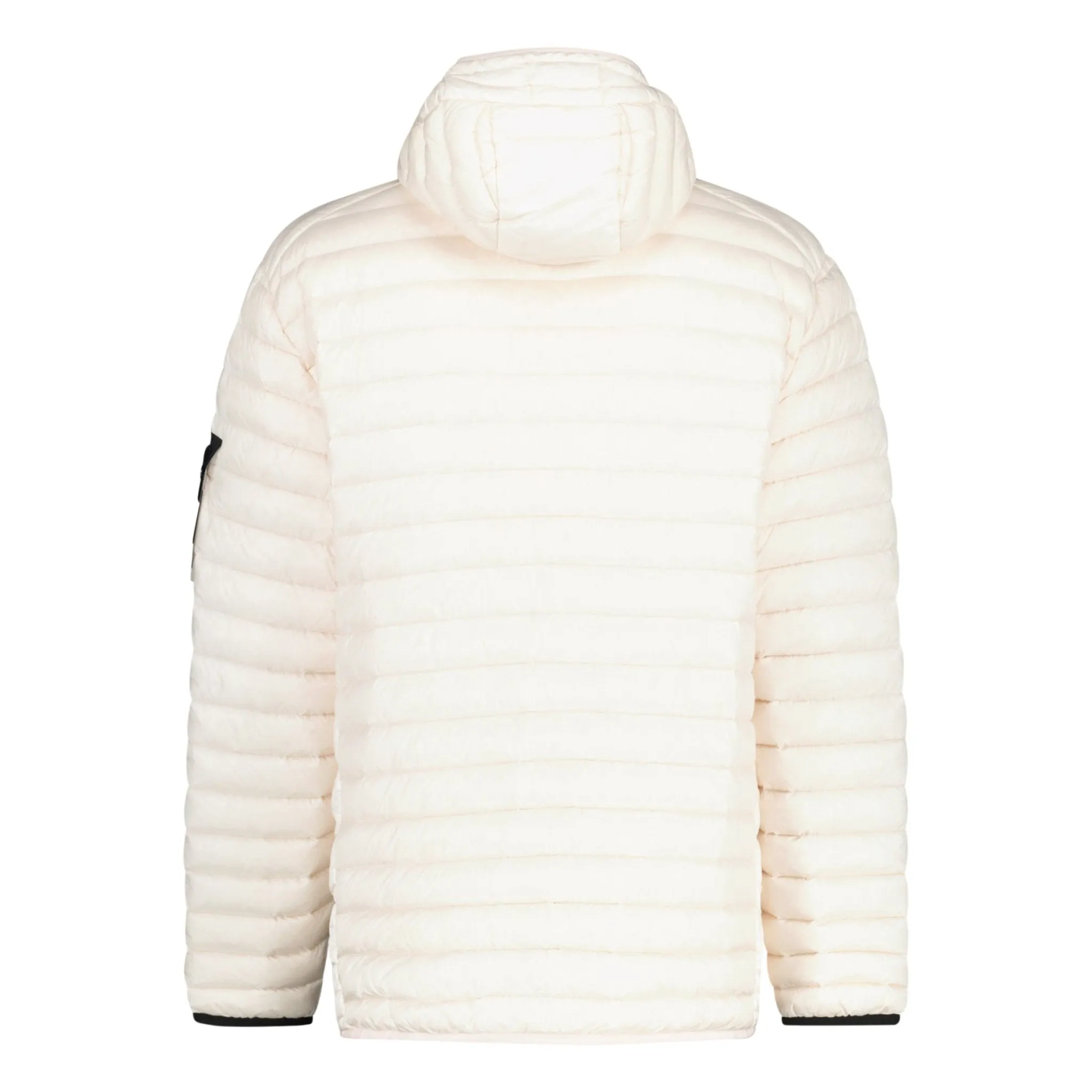 STONE ISLAND LOOM WOVEN HOODED JACKET LIGHT PEACH