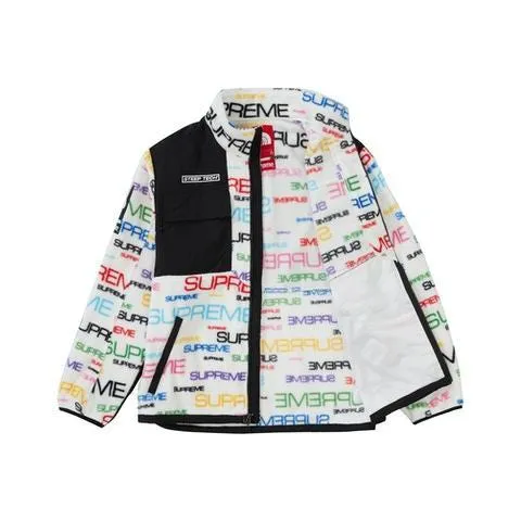 Supreme/The North Face Steep Tech Fleece Jacket (White)