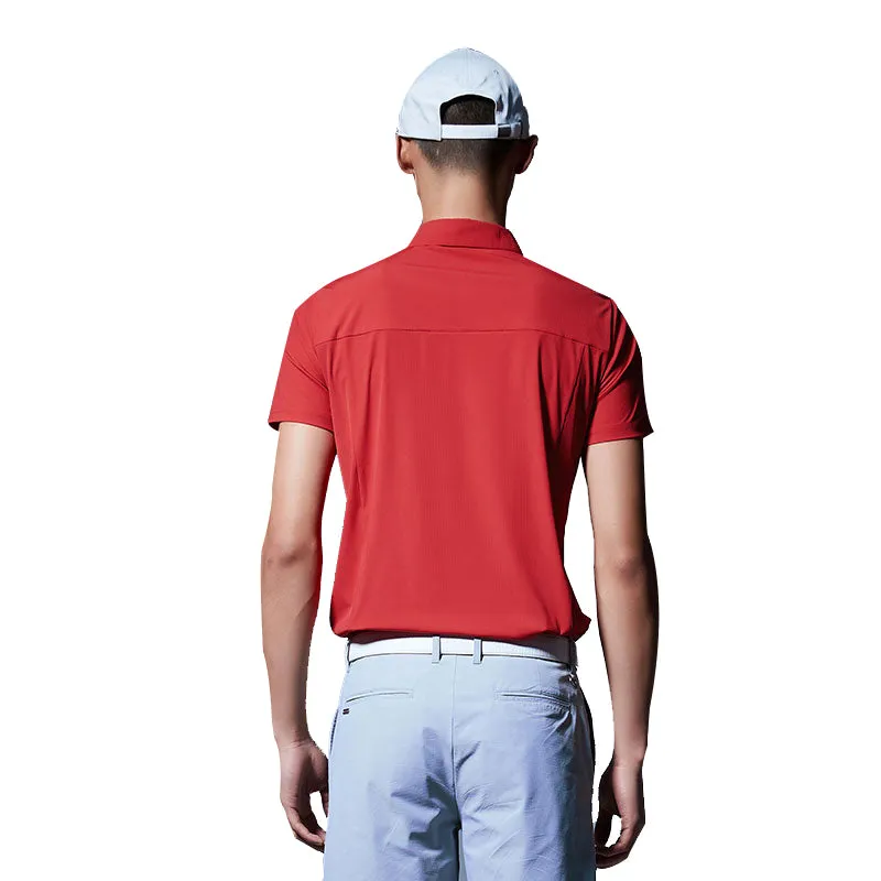 SVG Golf Men's Stitching Short-Sleeved Lapel POLO Shirt