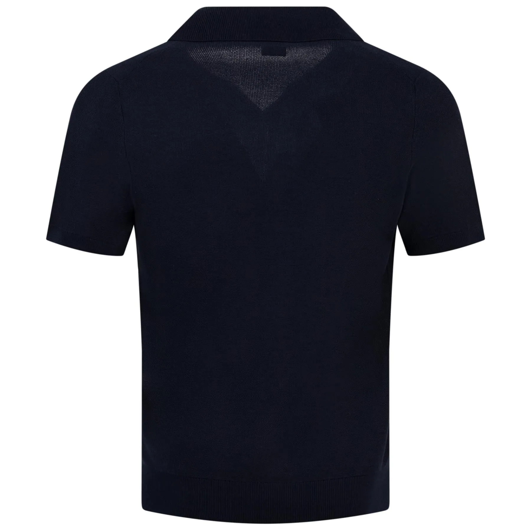 Tempio Regular Fit Knitted Polo Dark Blue - SU24