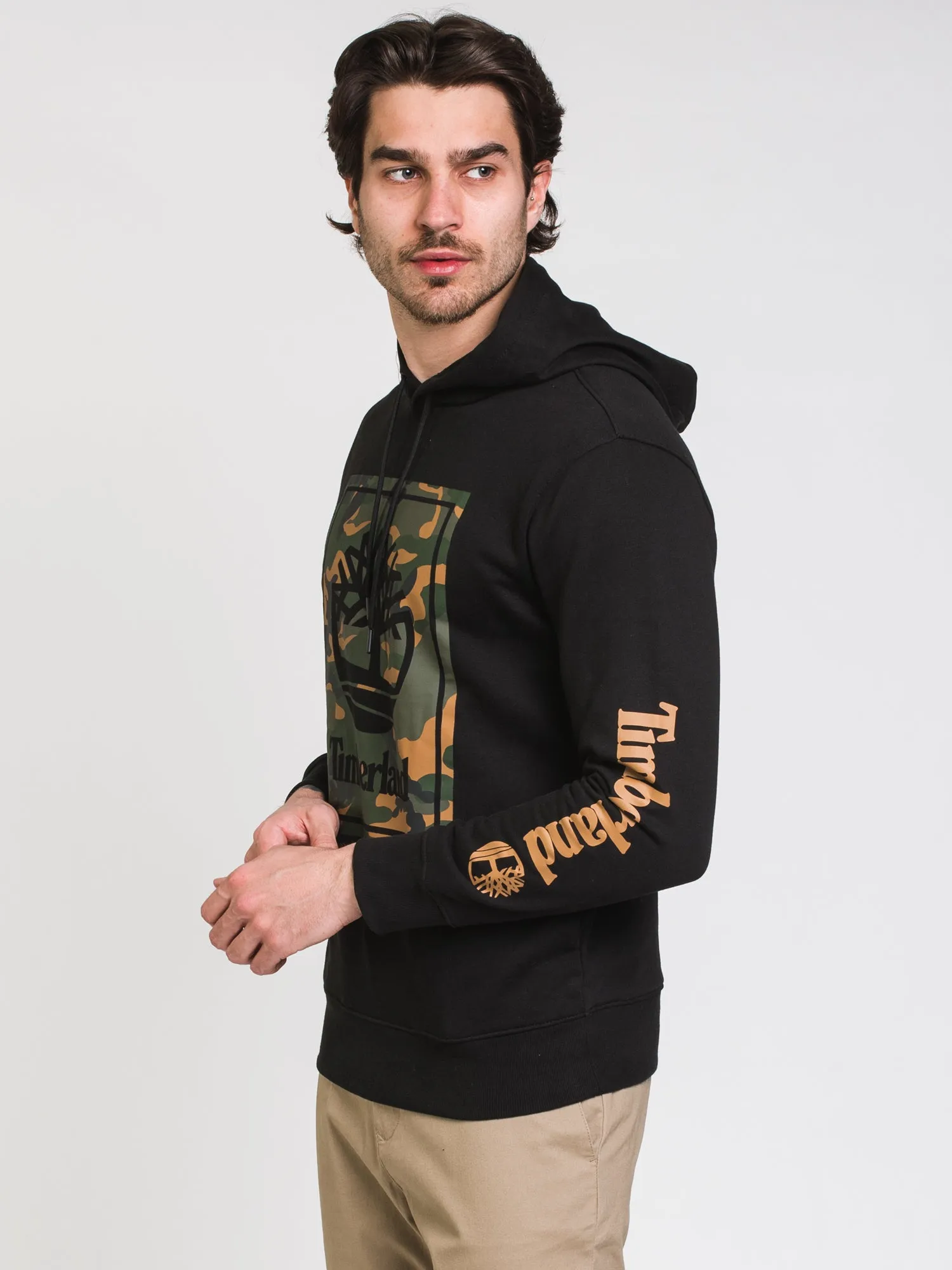 TIMBERLAND CAMO TREE PULLOVER HOODIE  - CLEARANCE