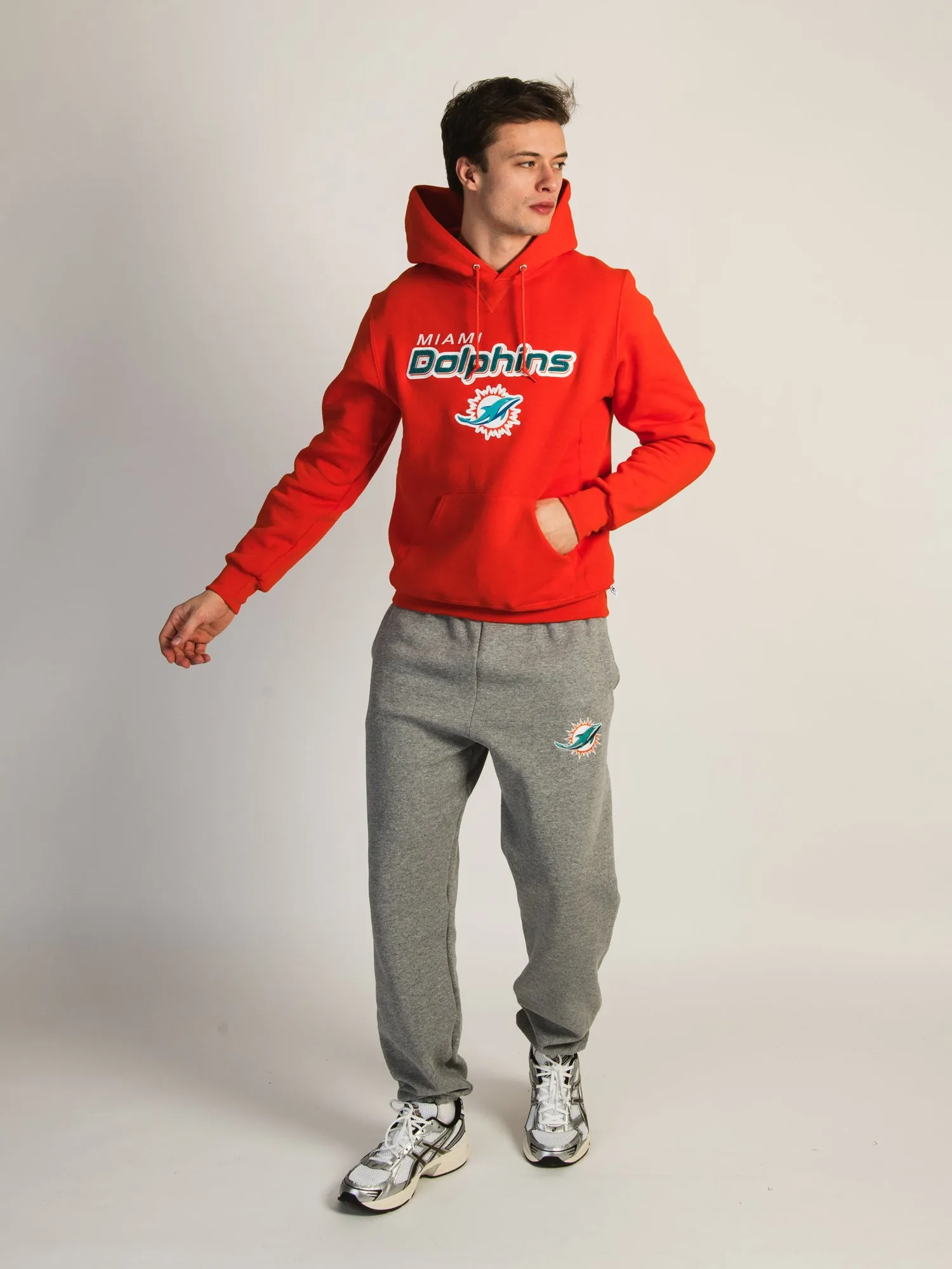 RUSSELL MIAMI DOLPHINS EMBROIDERED SWEATPANTS