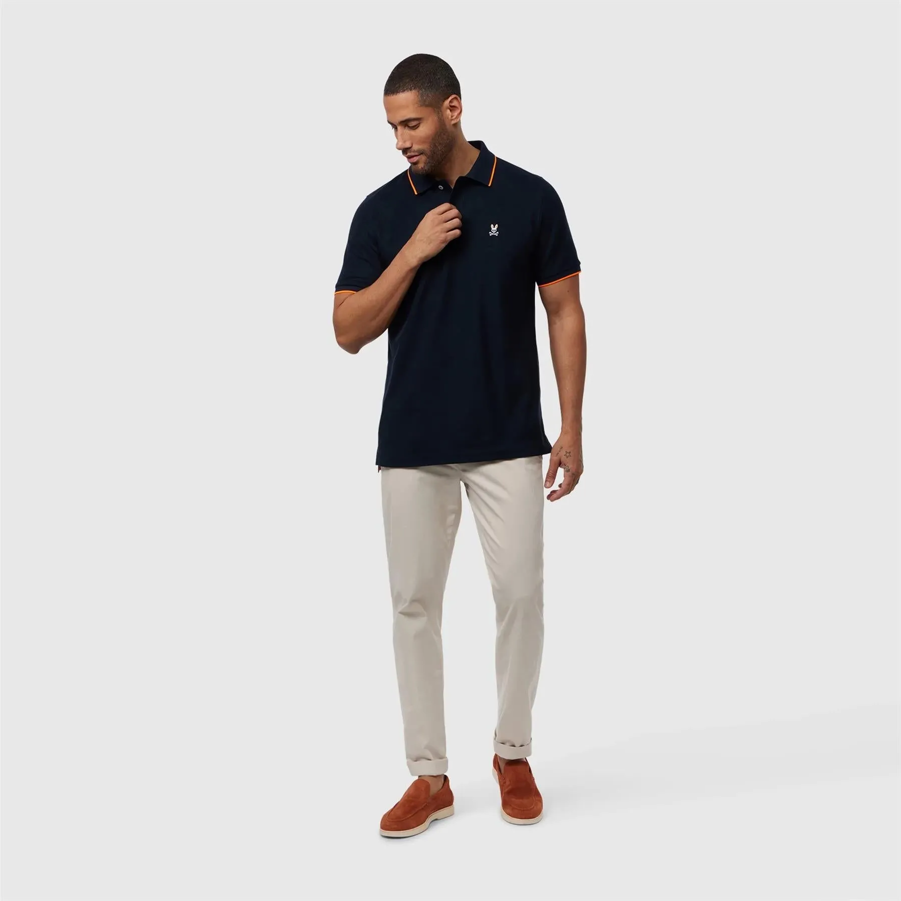 Troy Pique Polo Navy - SS24