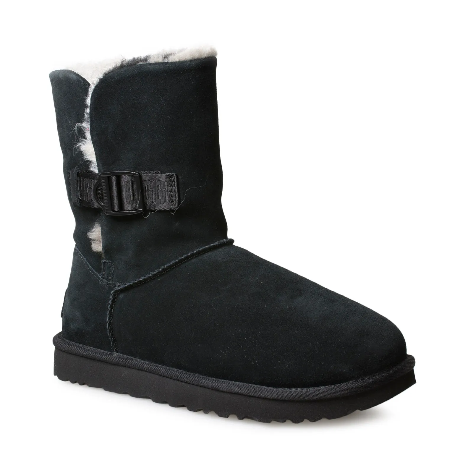 UGG Bailey Buckle Cali Collage Black Boots - Women's