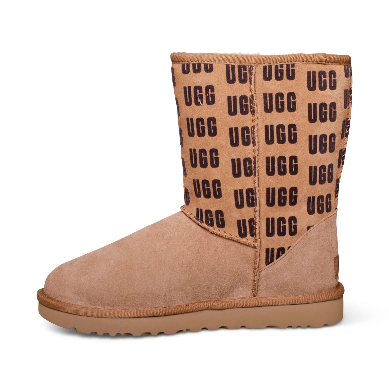 UGG Classic Short II UGG Graphic Chestnut Boots - Women's