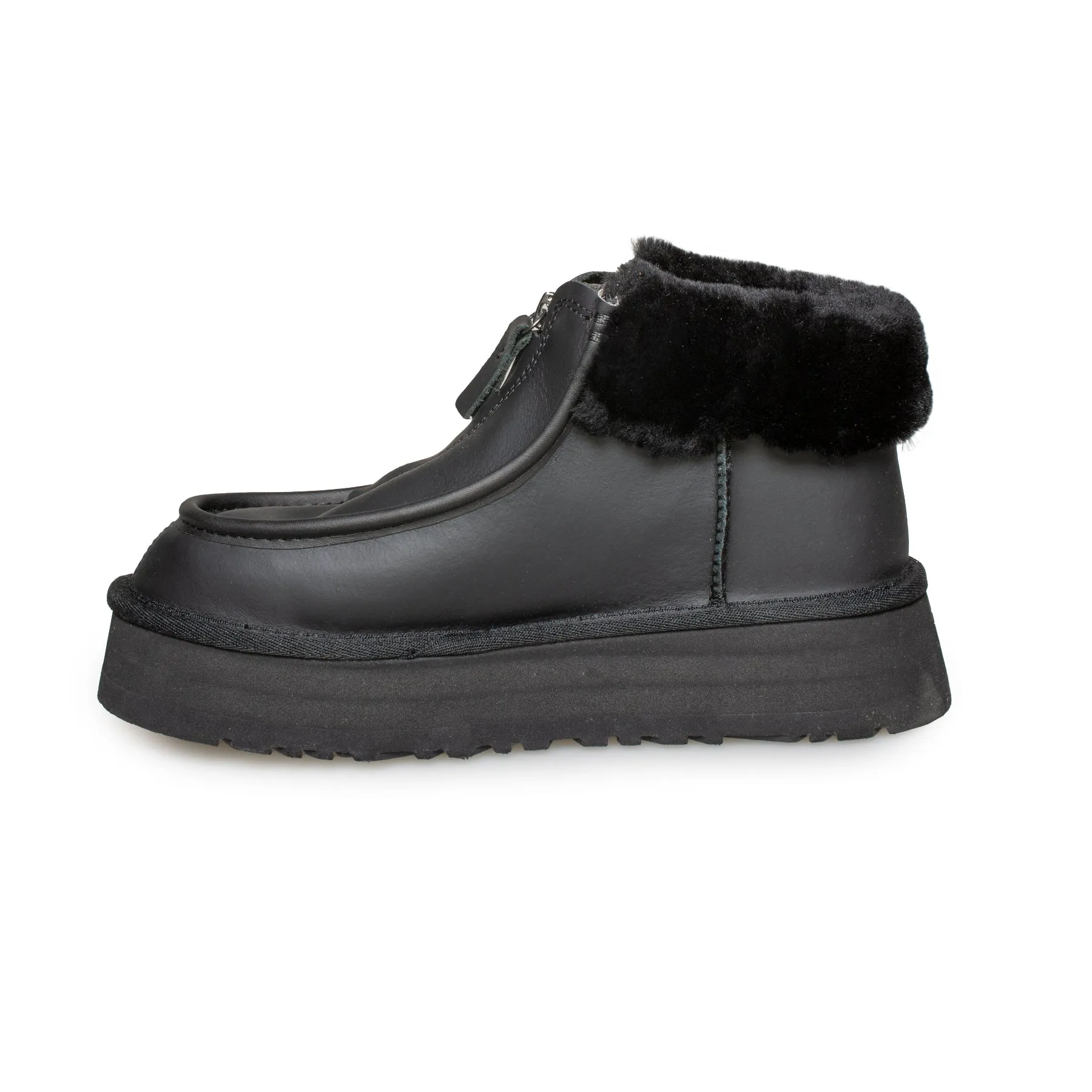 UGG Funkette Boot Ultra Matte Black Boots - Women's