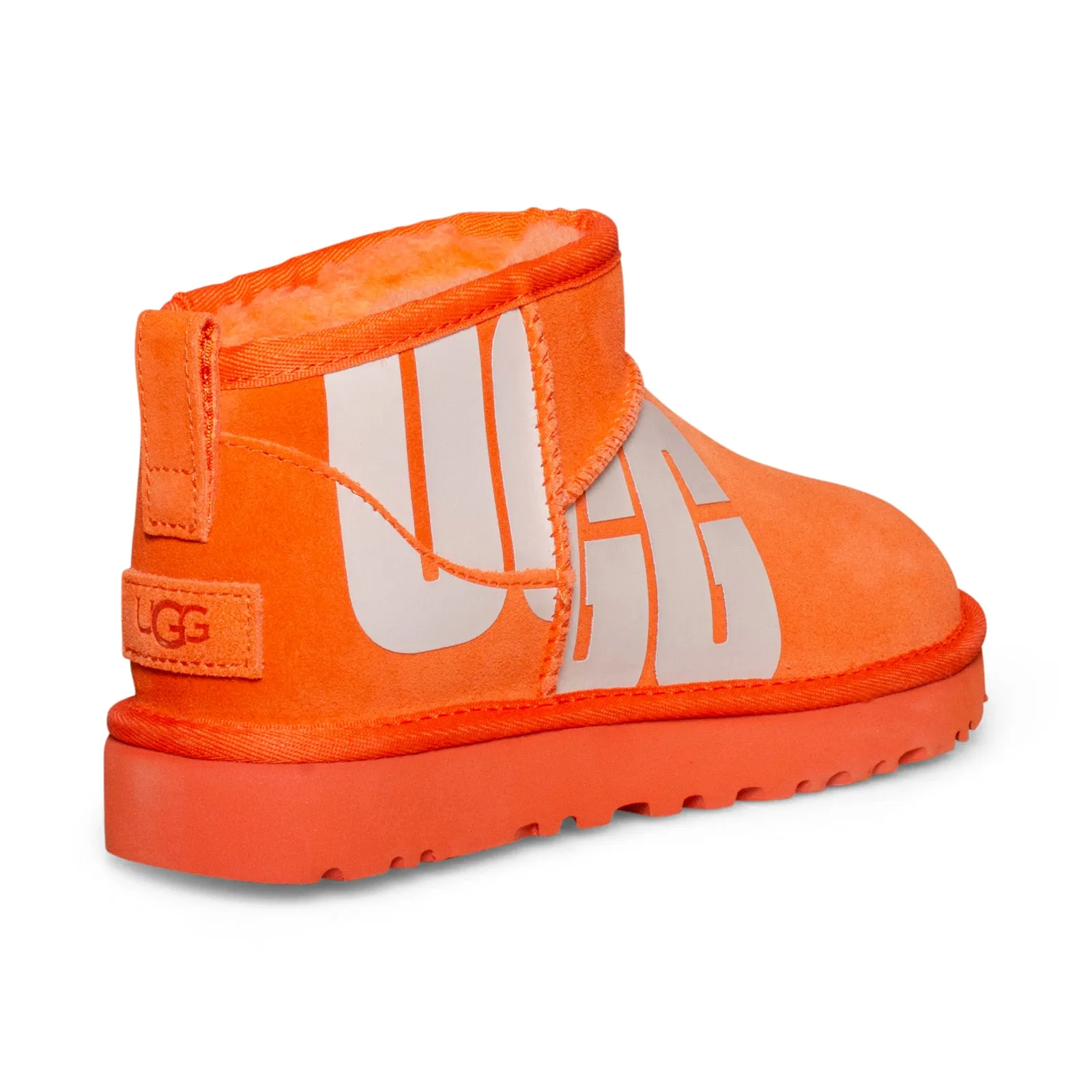 UGG Ultra Mini Chopd Orange Boots - Women's