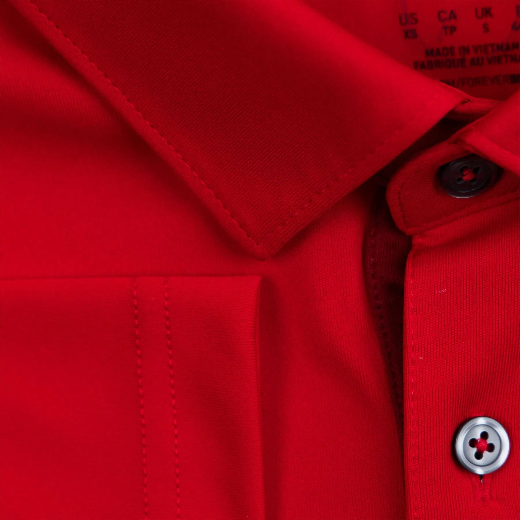 x AP Pure Solid Polo Red - SS24