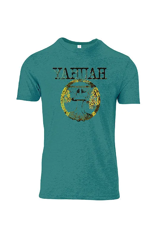 Yahuah Yahusha 04 Designer Next Level Men's Triblend T-shirt (8 Colors)