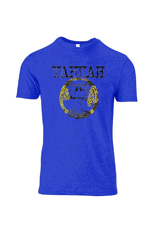 Yahuah Yahusha 04 Designer Next Level Men's Triblend T-shirt (8 Colors)