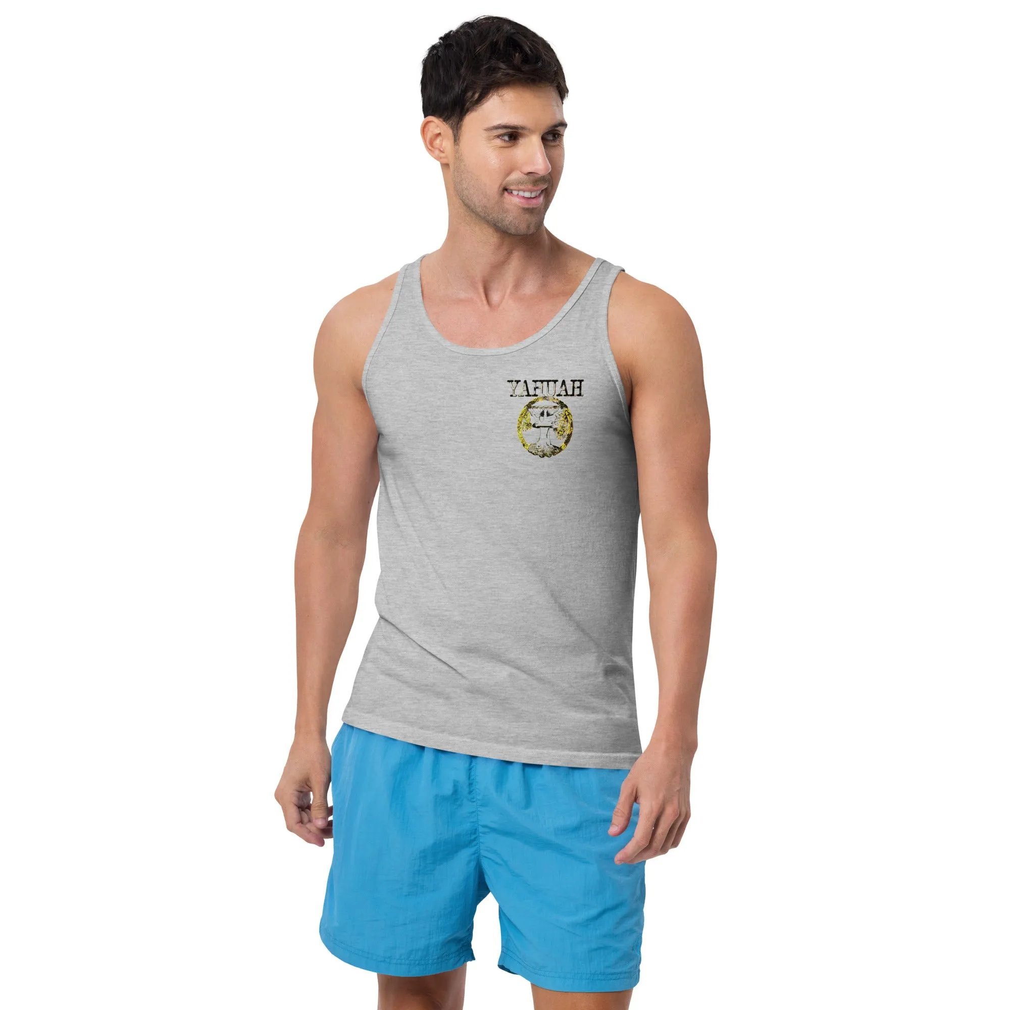 Yahuah Yahusha 04 Designer Unisex Bella   Canvas Staple Tank Top (8 Colors)