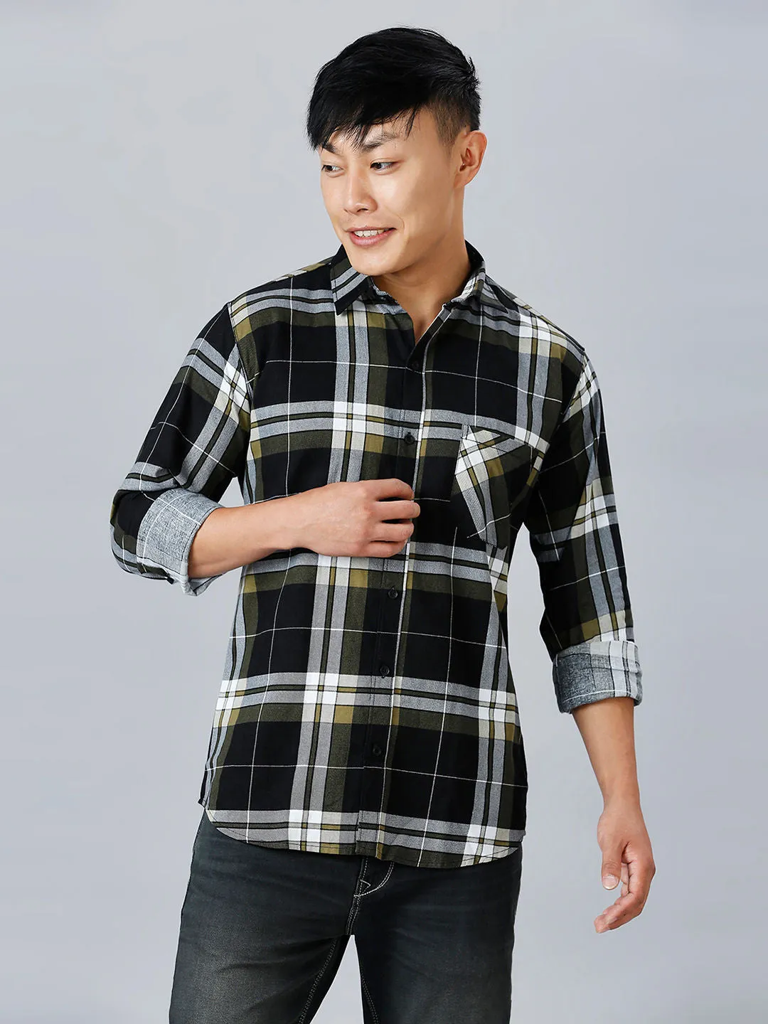 Zudiq Checked Men's Shirt