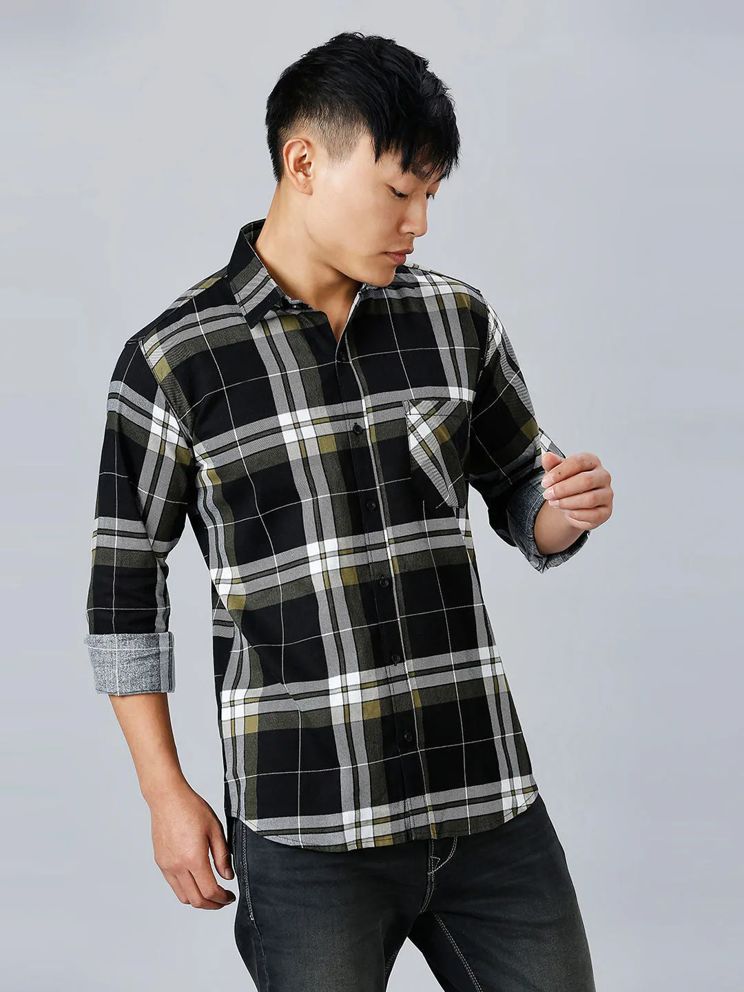 Zudiq Checked Men's Shirt